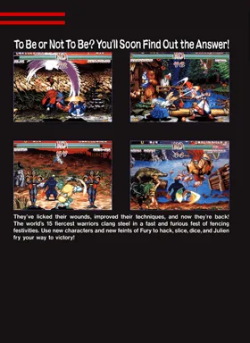 Samurai Shodown II / Shin Samurai Spirits - Haohmaru jigokuhen box cover back